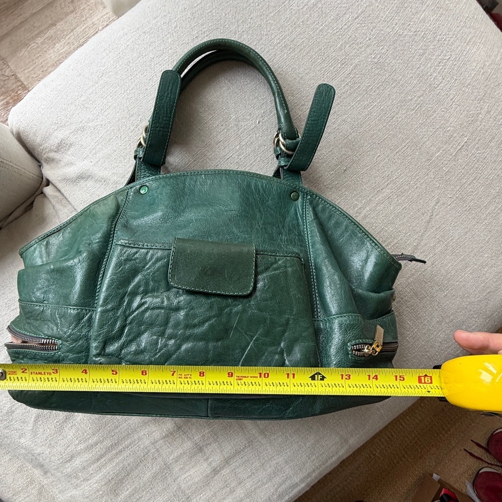 Free People Leather Teal Shoulder Bag Day to Evening 🌈 - Picture 14 of 14